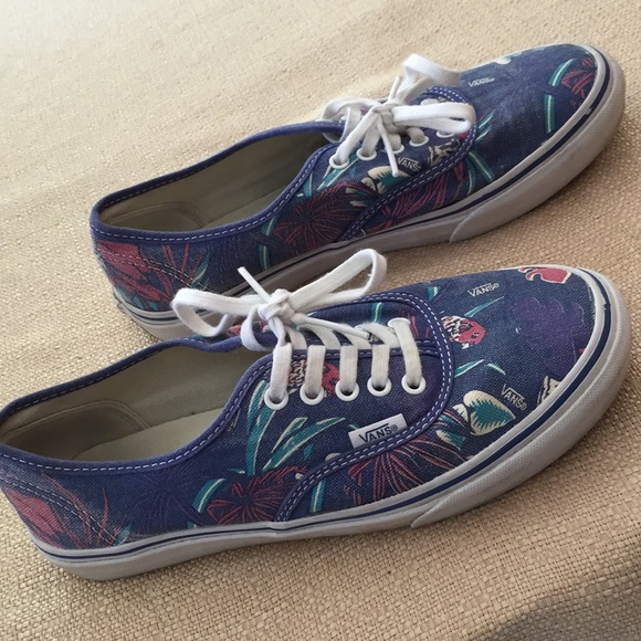 Vans Van Doren pattern denim/palm fronds - Picture 5 of 8